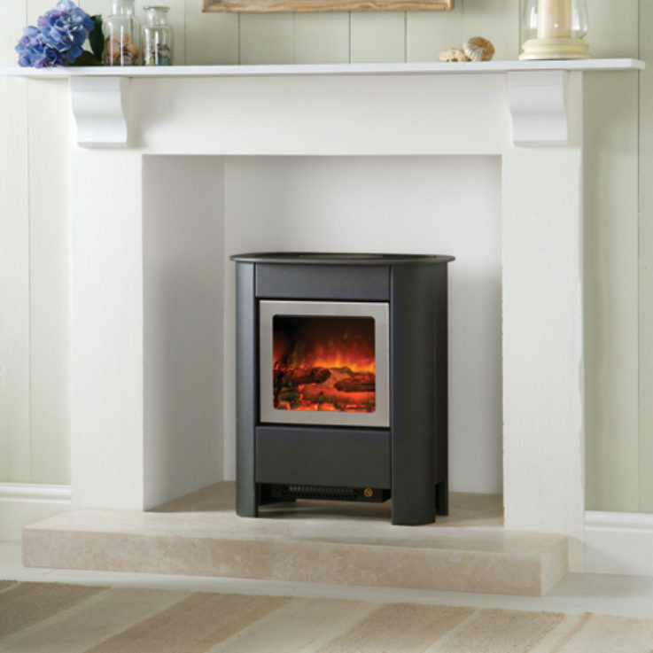 Gazco Steel Manhattan Electric Stove moorlandfireplaces