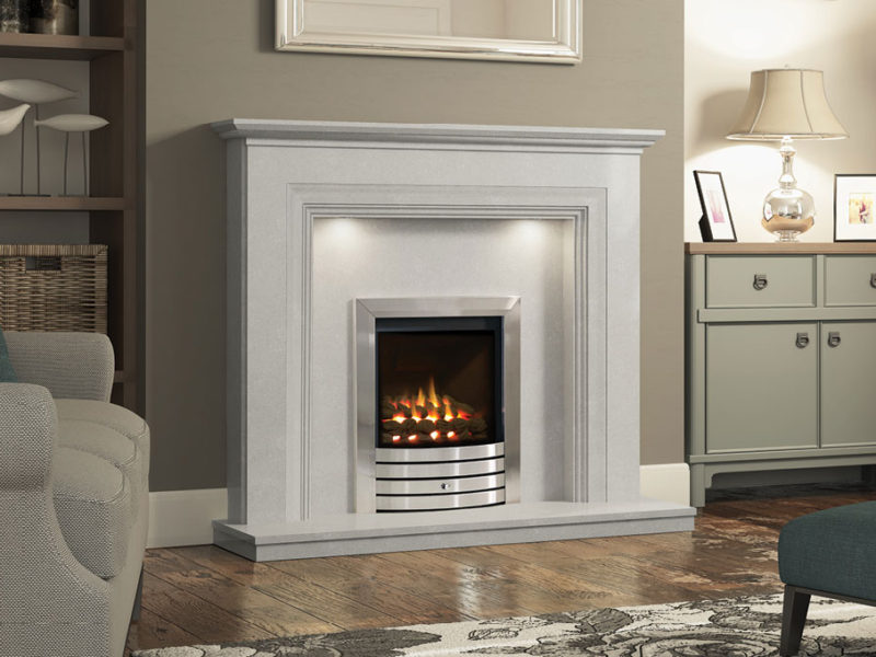 Odella Marble Fireplace 